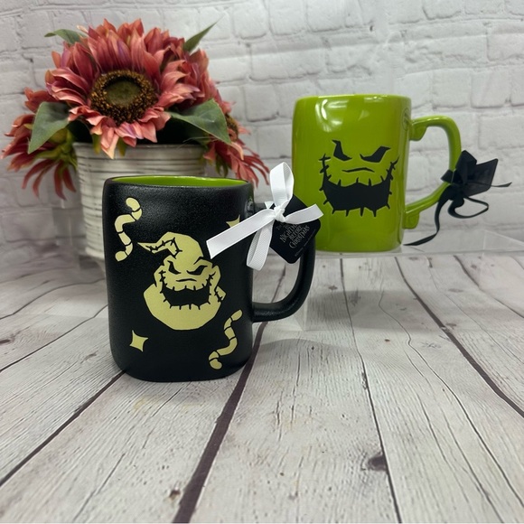 Rae Dunn Other - NWT Rae Dunn Black disney Nightmare Before Christmas Mug OOGIE BOOGIE